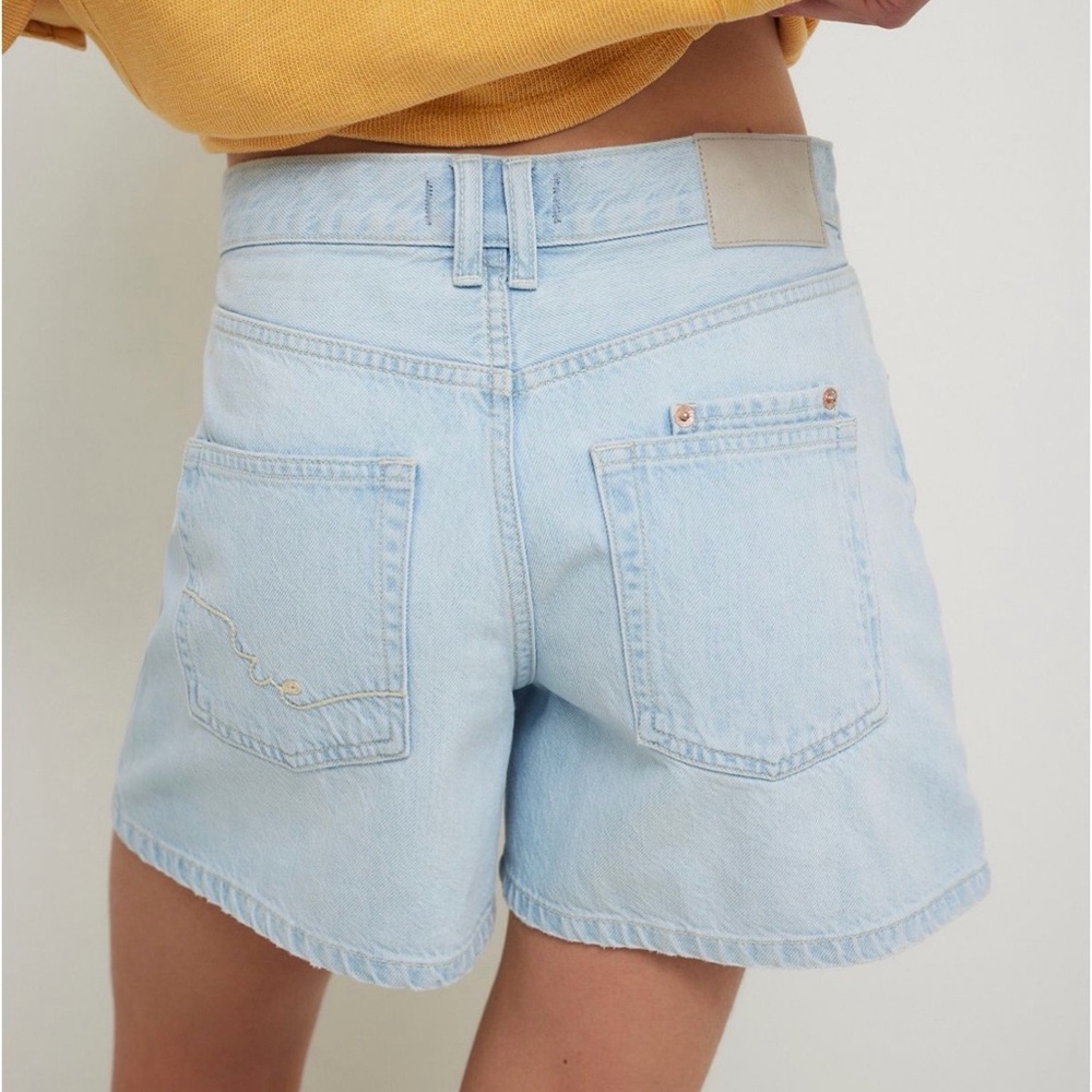 FREE PEOPLE WE THE FREE TIPPI DENIM SHORTS - Picture 2 of 11